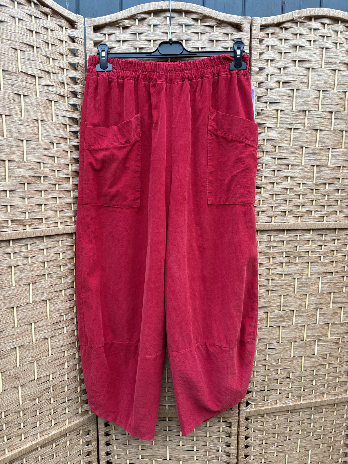 Made in Italy Shelby Cocoon Needlecord Trousers Various Colours