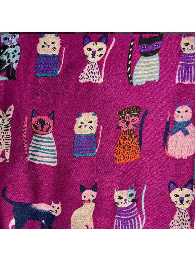 Crazy Cat Lovers Scarf - Various Colours
