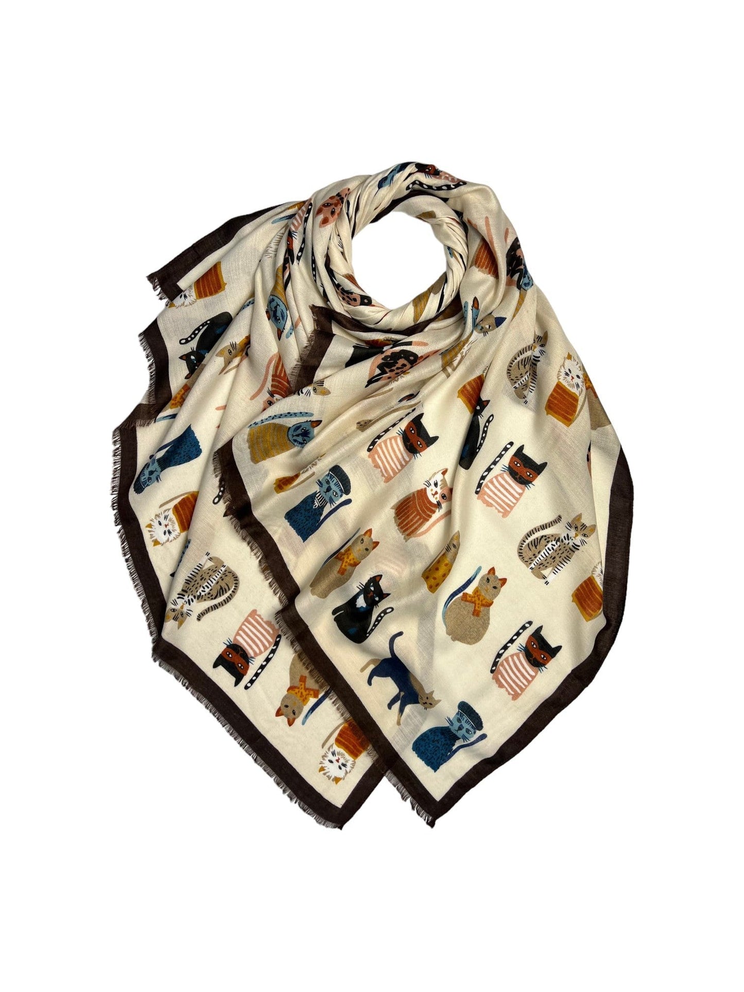 Crazy Cat Lovers Scarf - Various Colours