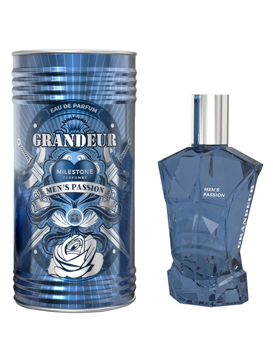 Grandeur Men's Passion Eau de Parfum 100ml For Him (Smells like JPG Le Male Essence)