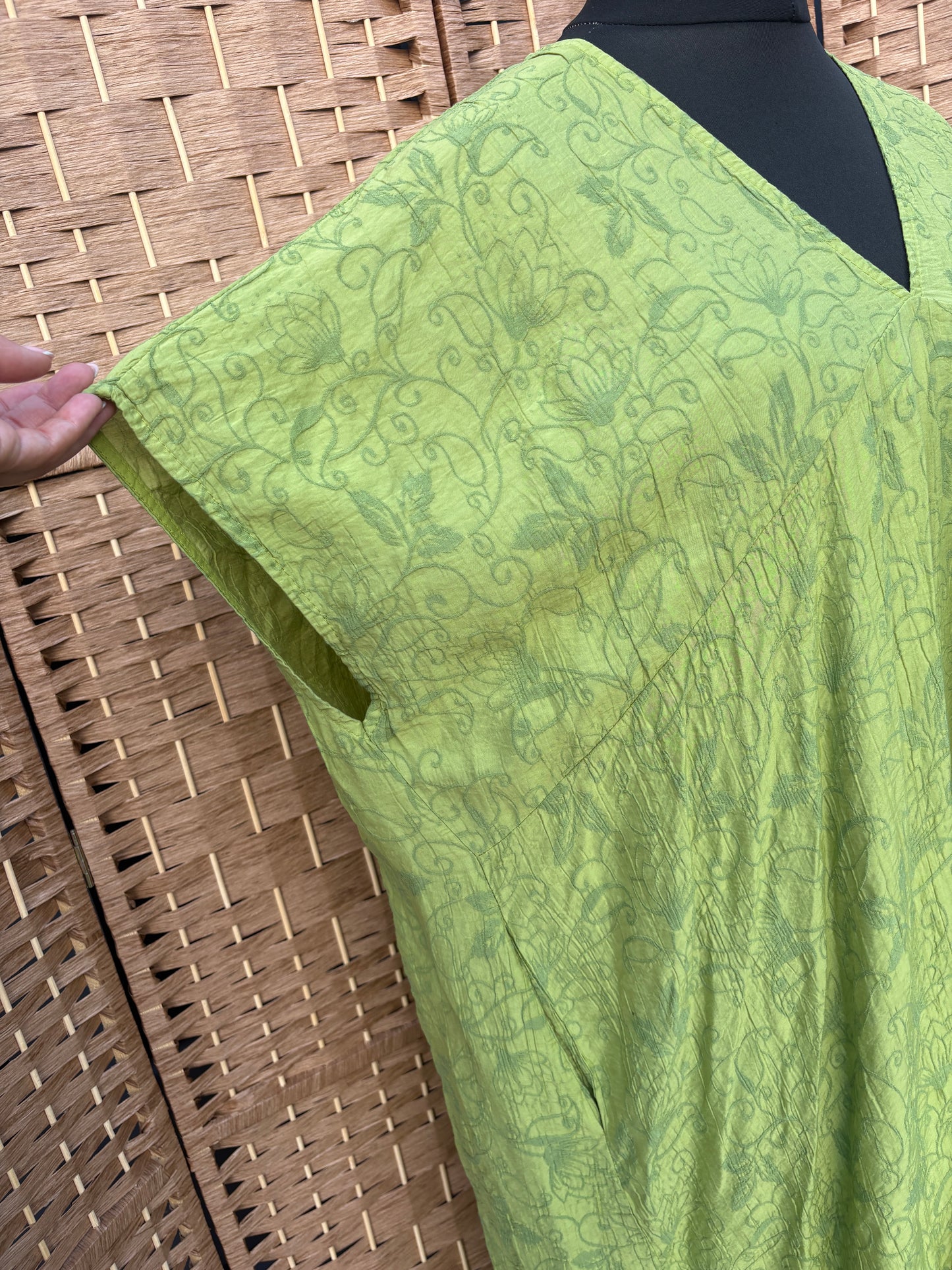 Made in Italy Jacquard Cocoon Style Dress Various Colours