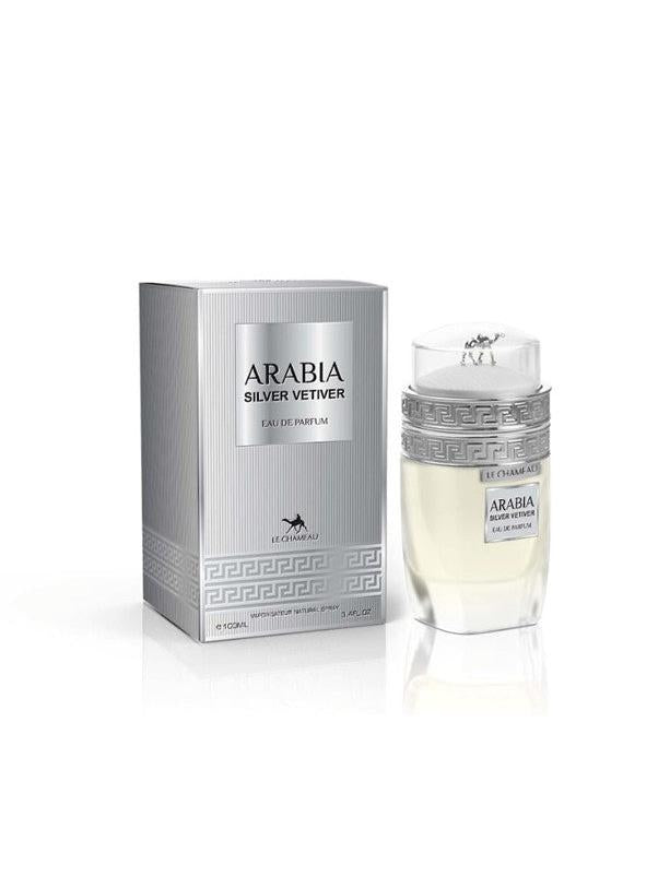 Le Chameau Arabia Silver Vetiver Eau de Parfum 100ml for Him (Smells Like TF Grey Vetiver)