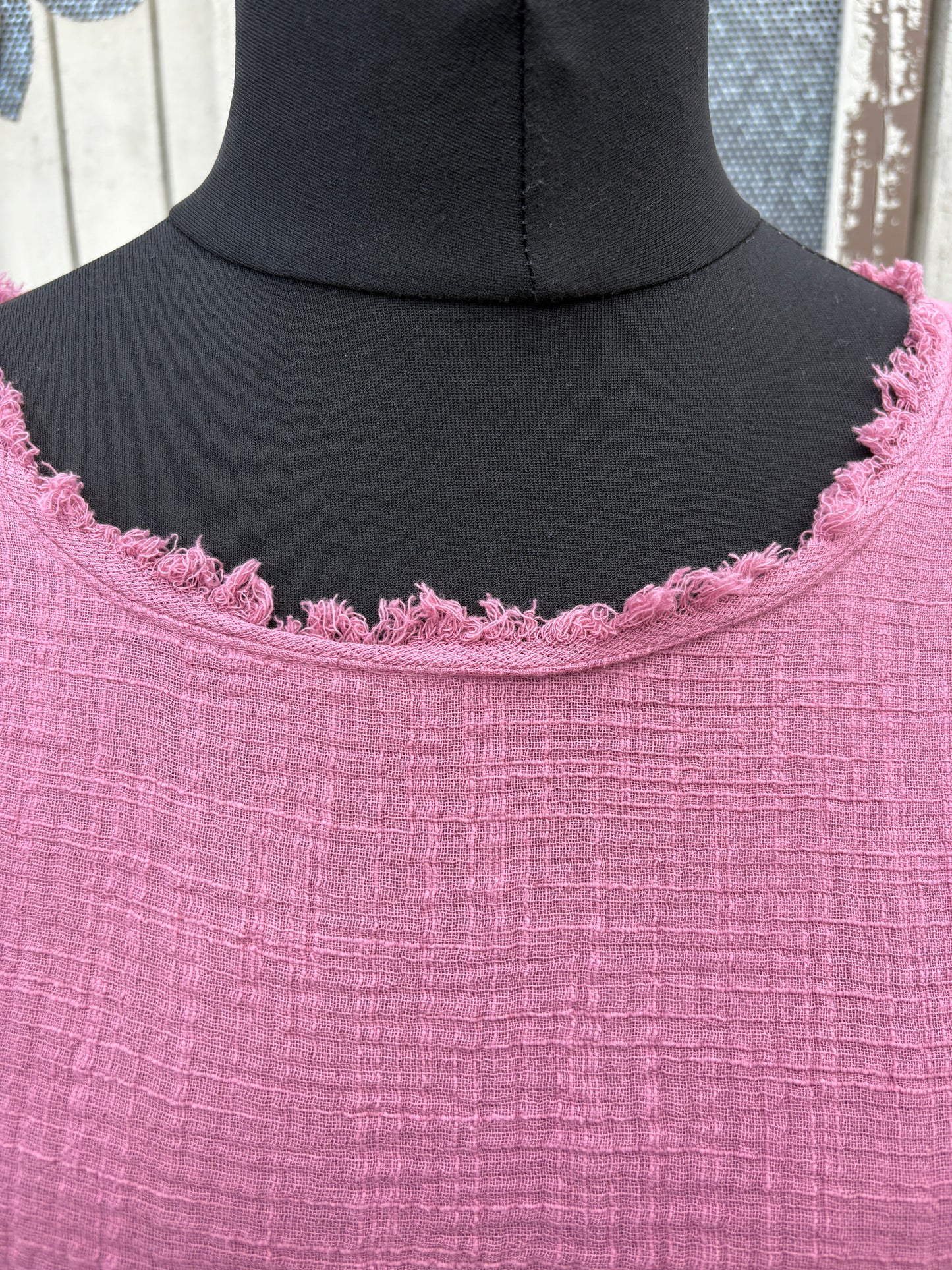 Made in Italy Cotton Boho Asymmetric Top Various Colours