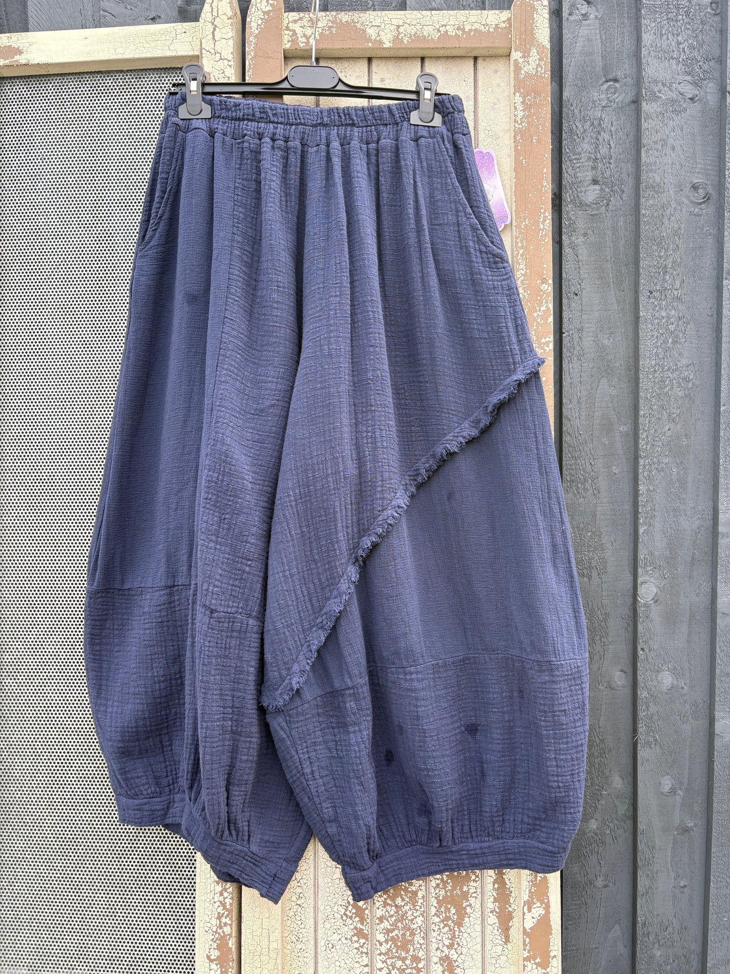 Made in Italy Cotton Boho Summer Trousers Various Colours