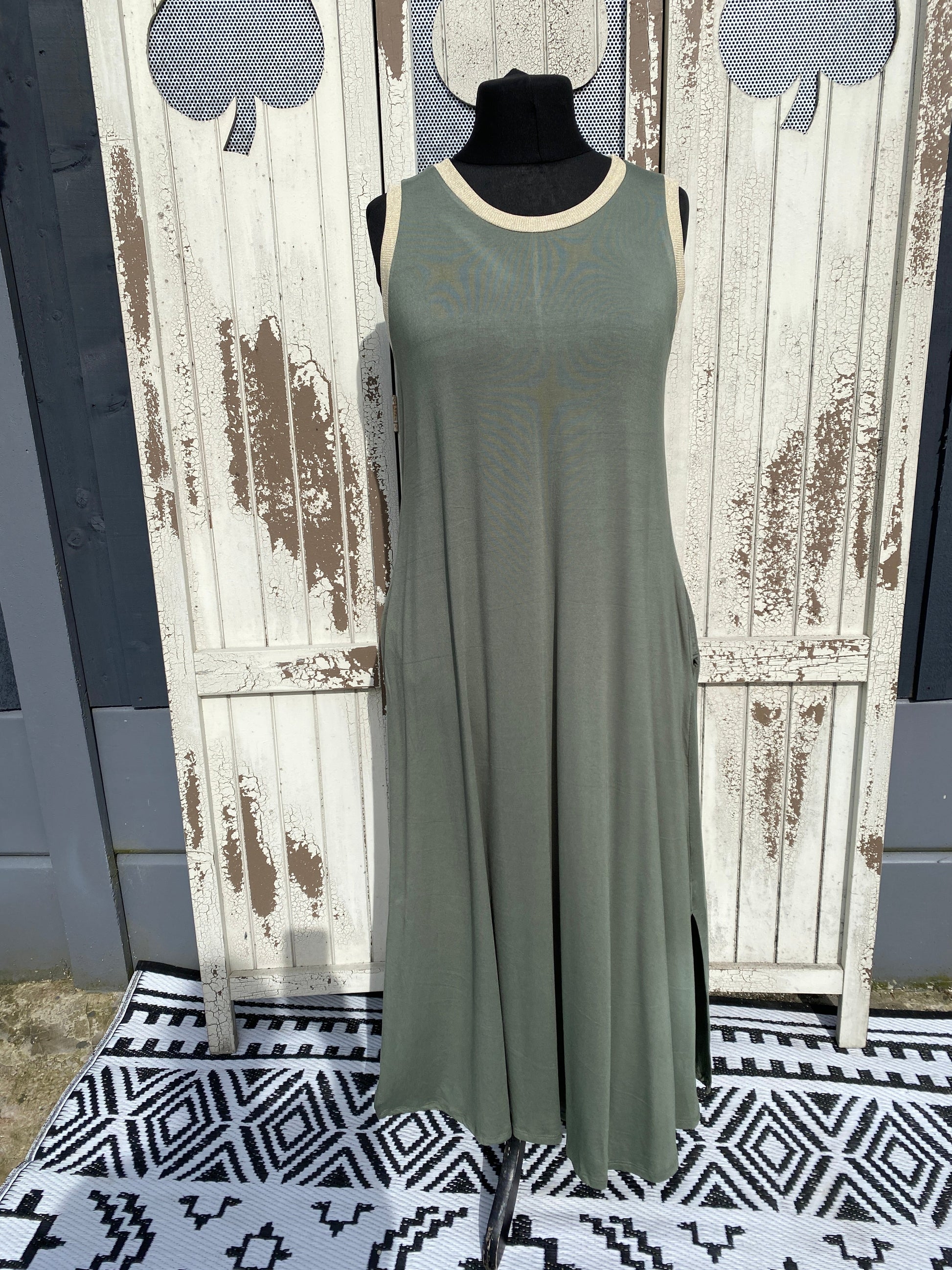 Made in Italy Jersey Dress Various Colours (dog not included in sale :))