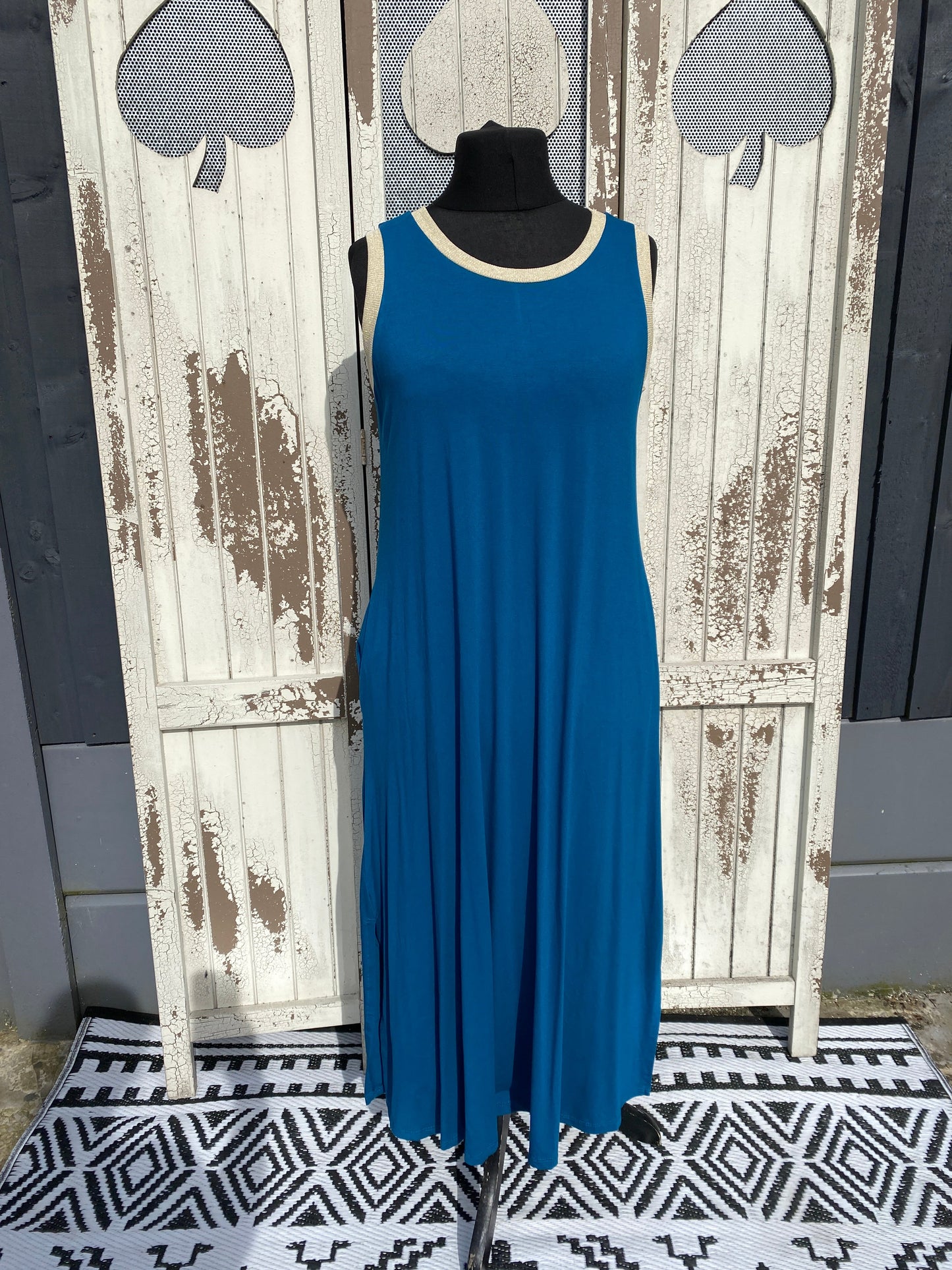 Made in Italy Jersey Dress Various Colours (dog not included in sale :))