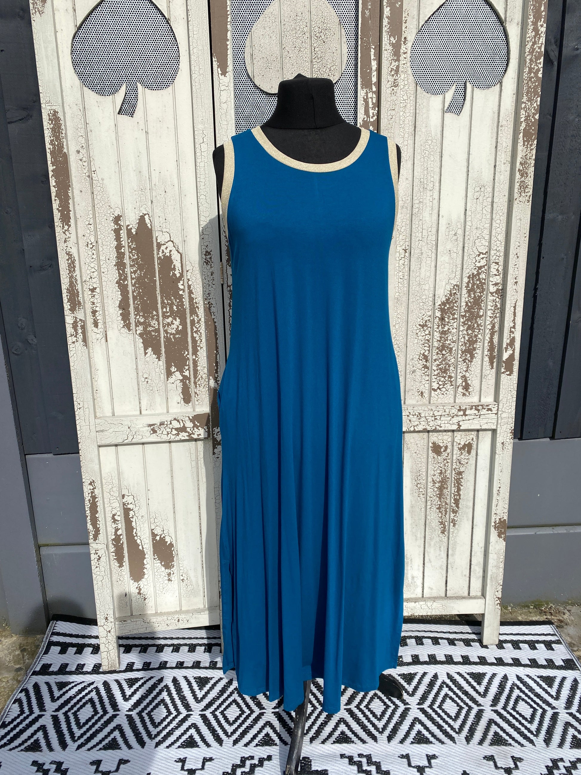 Made in Italy Jersey Dress Various Colours (dog not included in sale :))