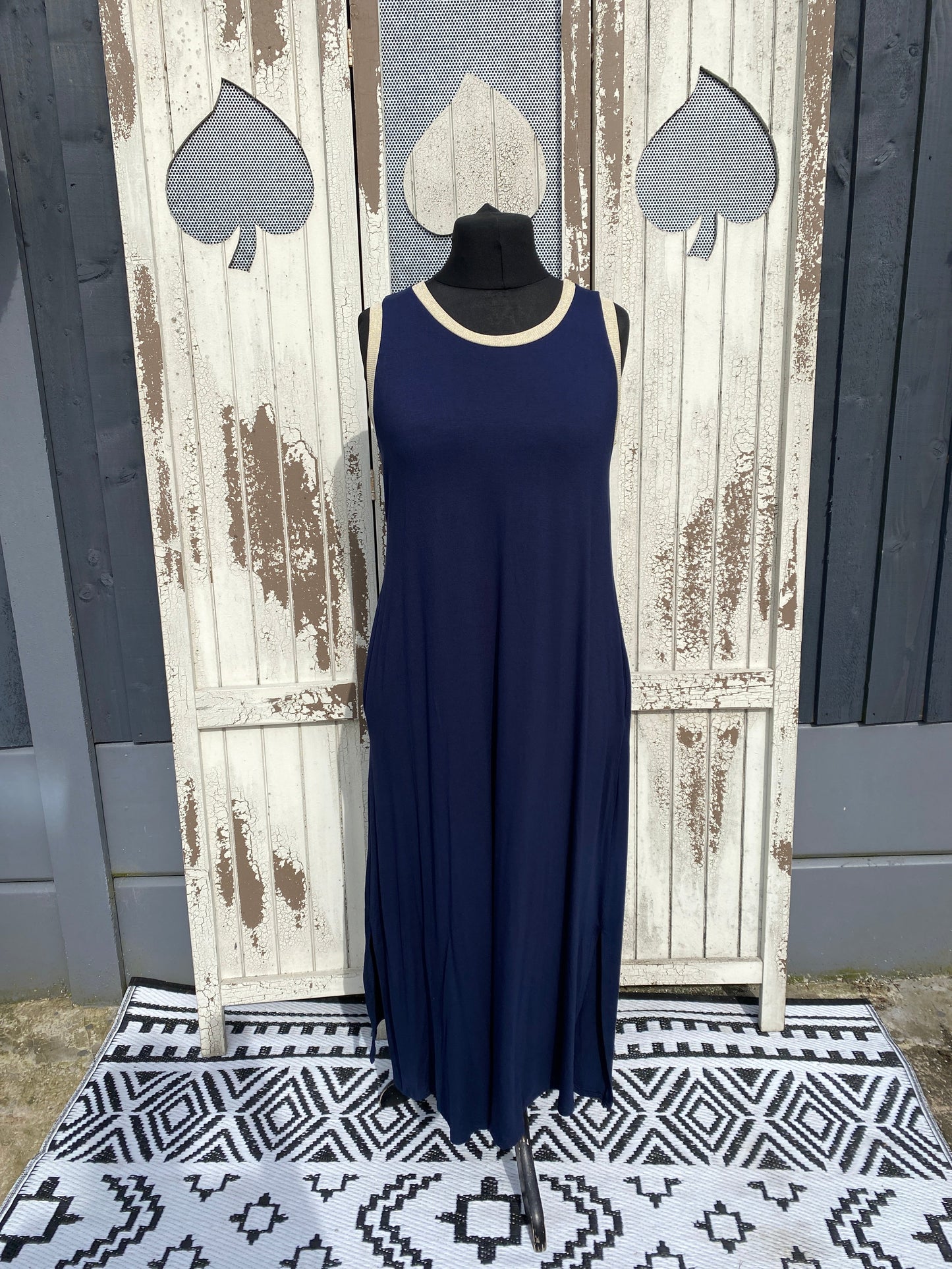 Made in Italy Jersey Dress Various Colours (dog not included in sale :))