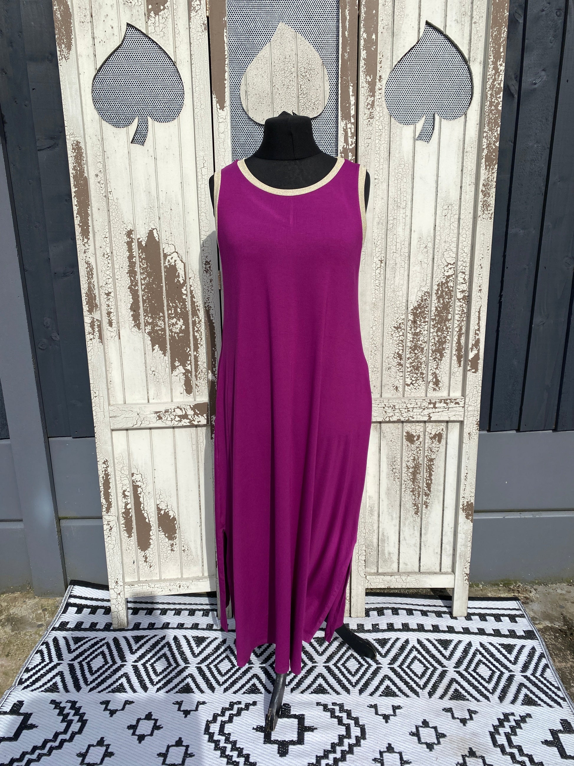 Made in Italy Jersey Dress Various Colours (dog not included in sale :))