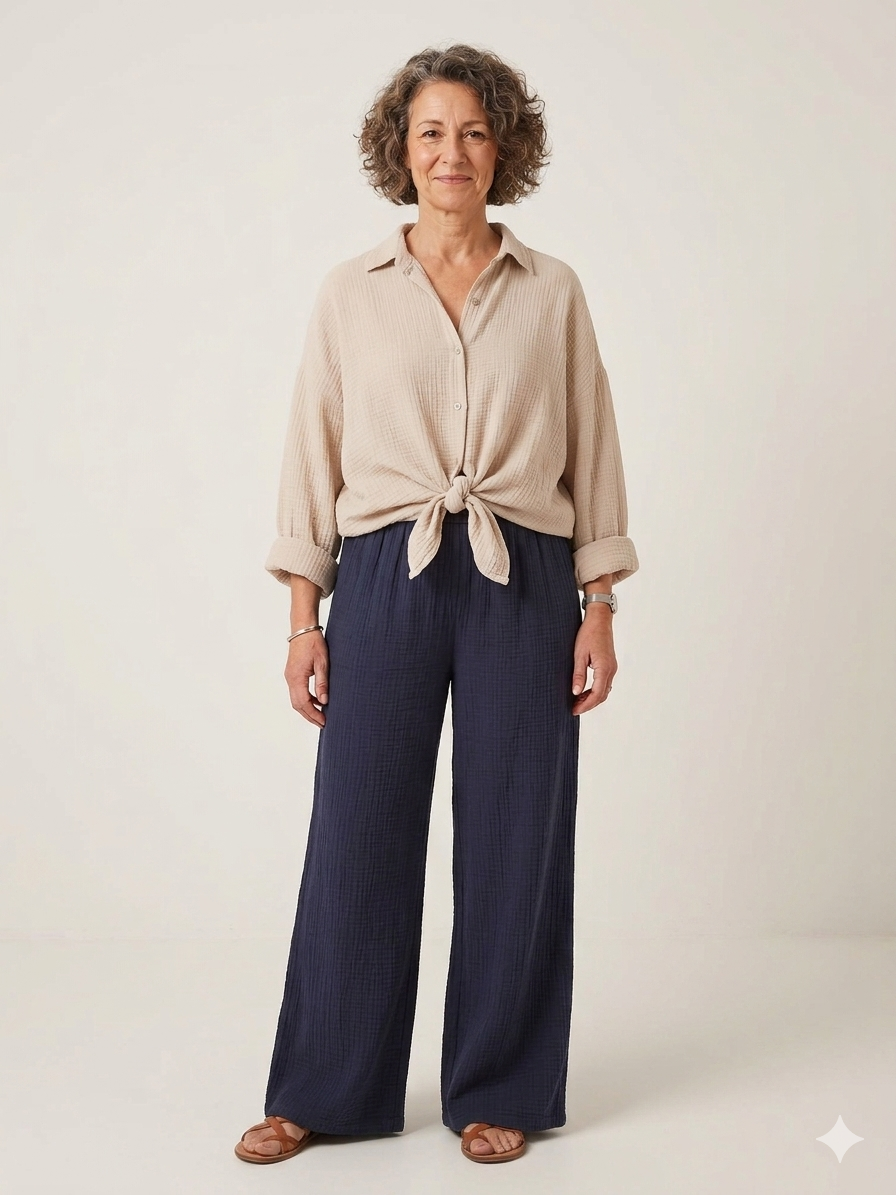 Made in Italy Tie Front Shirt Various Colours