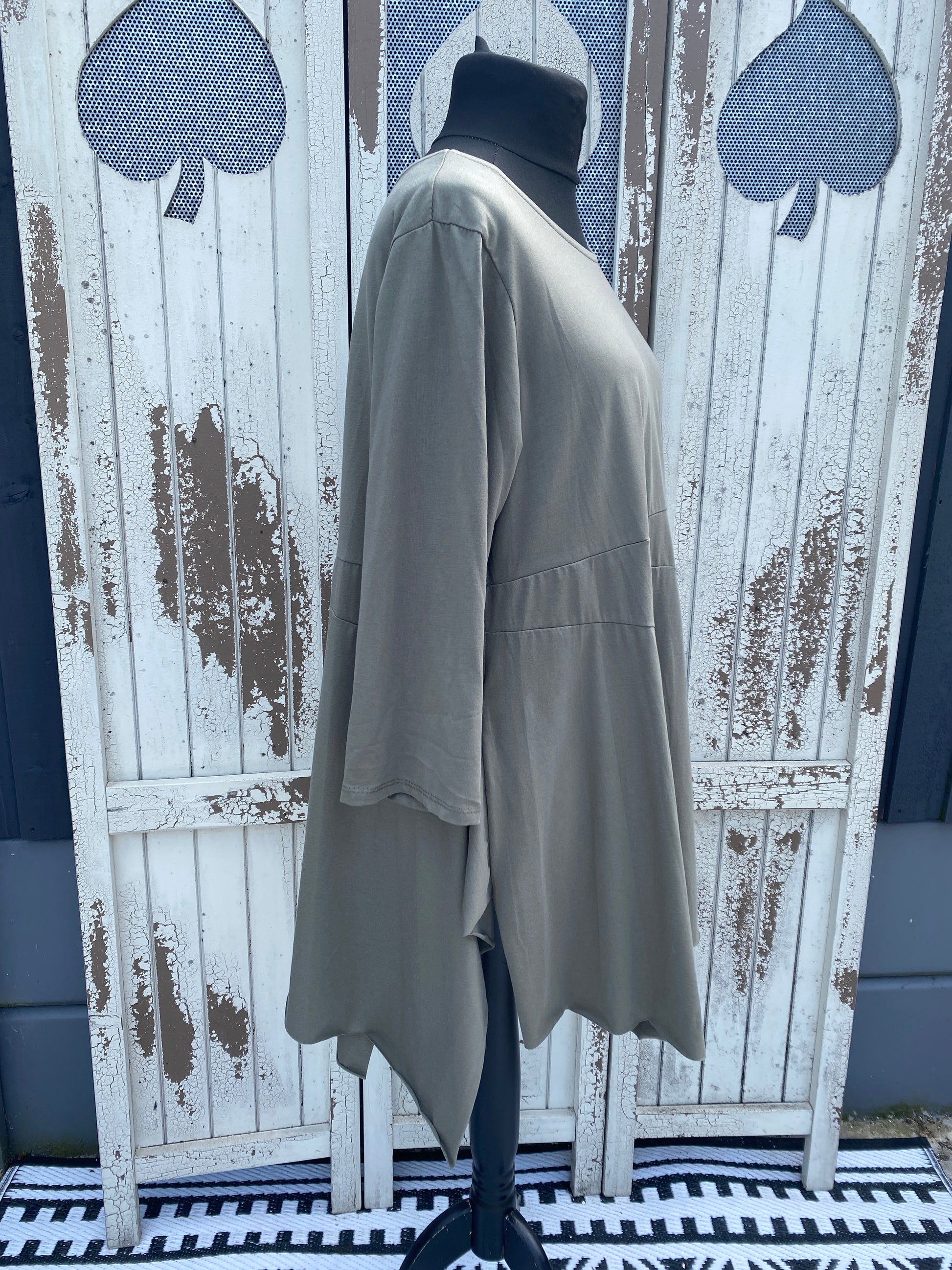 Made in Italy Milano Asymmetric Tunic Top Various Colours