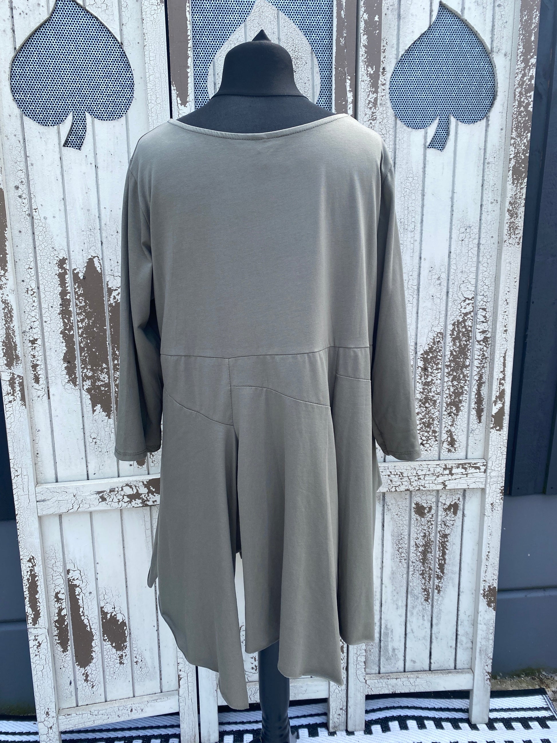 Made in Italy Milano Asymmetric Tunic Top Various Colours