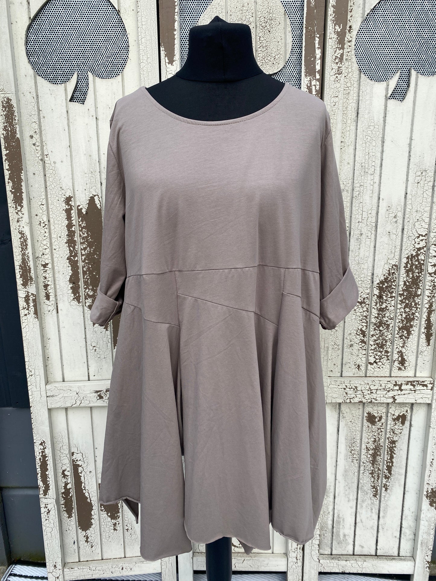 Made in Italy Milano Asymmetric Tunic Top Various Colours