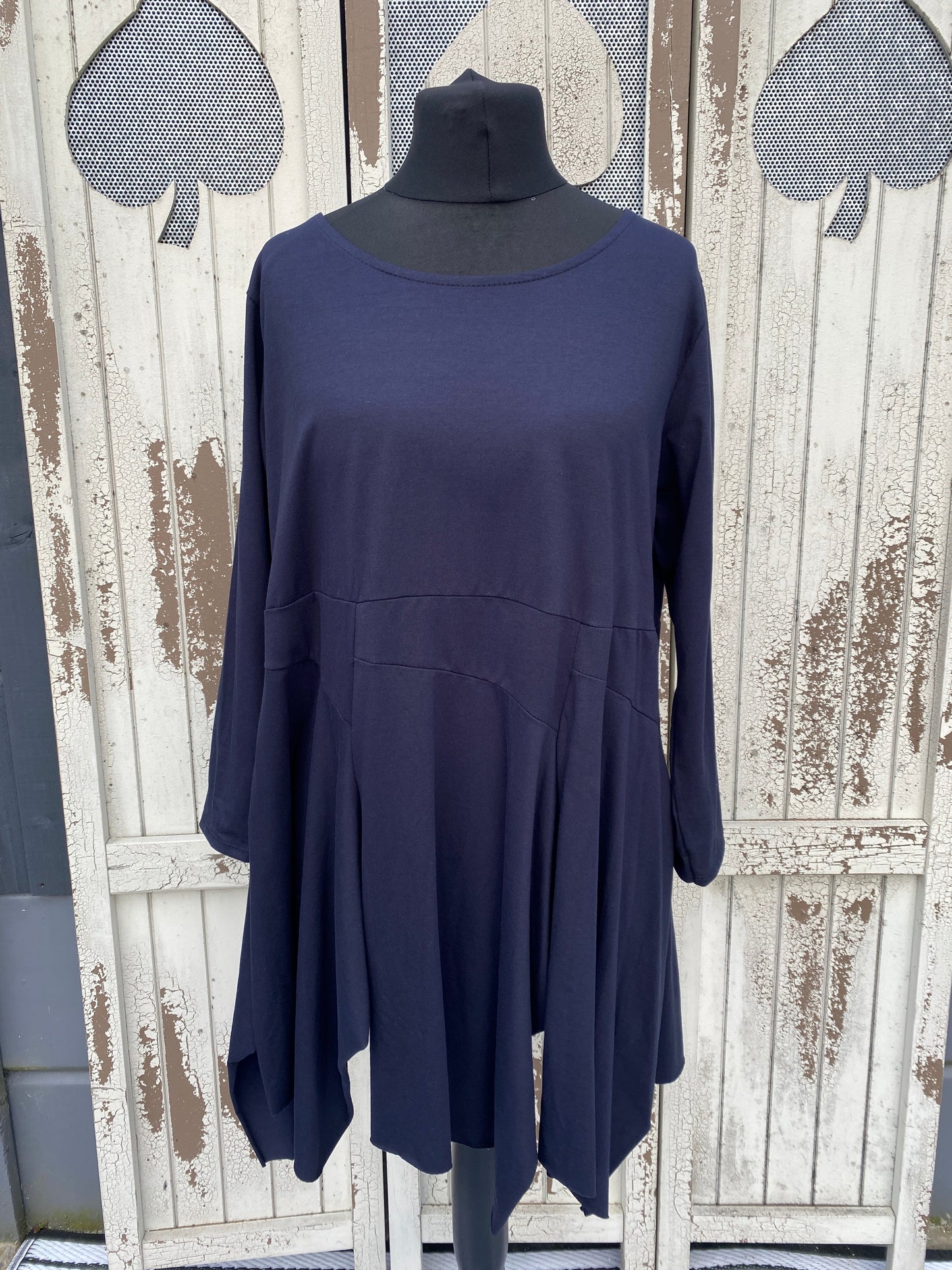 Made in Italy Milano Asymmetric Tunic Top Various Colours