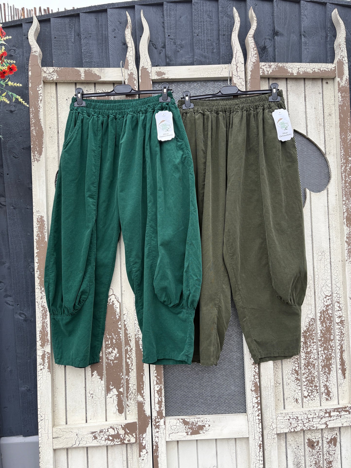 Made in Italy Needlecord Cocoon Joggers/Trousers - Various Colours