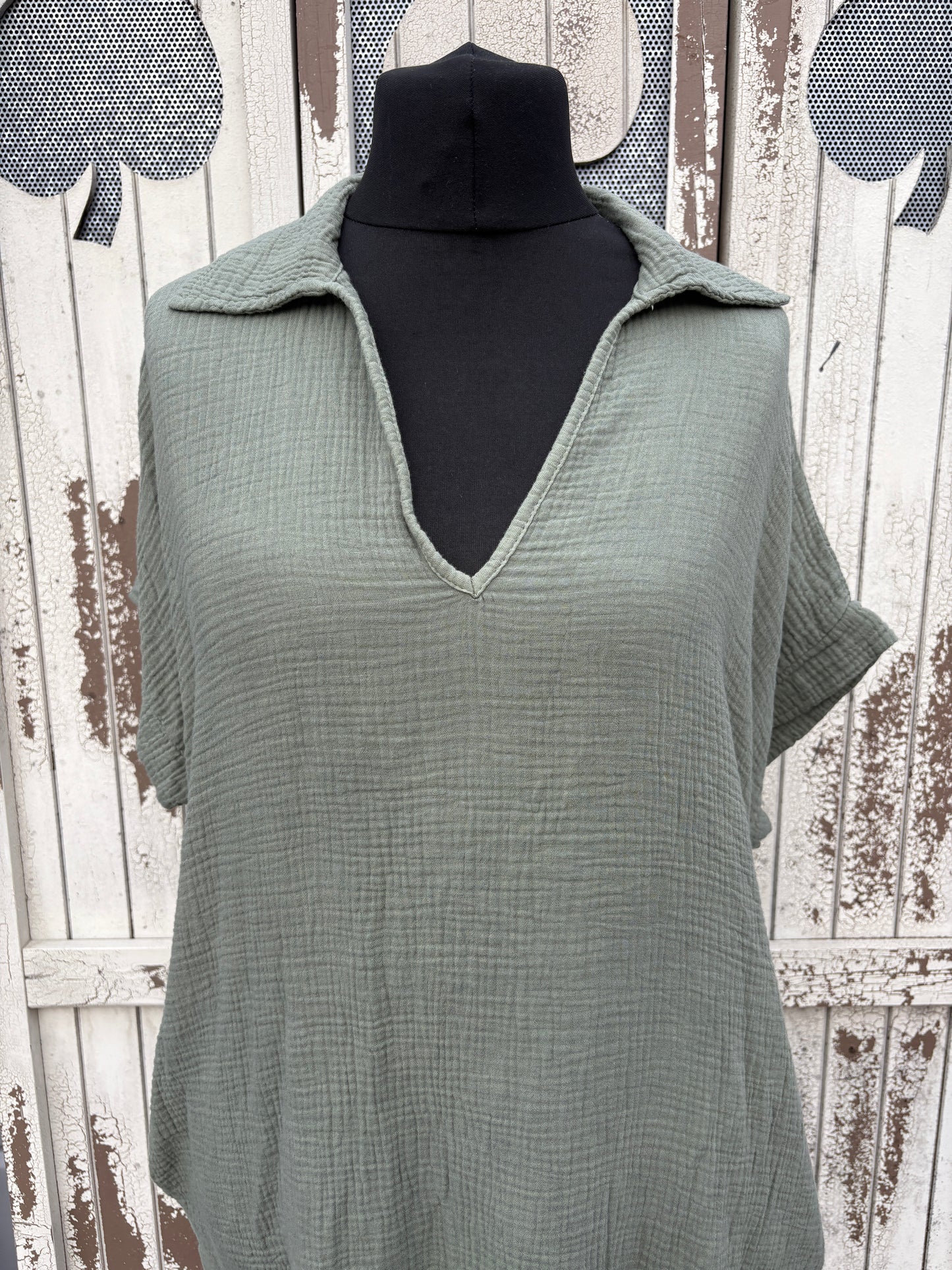Made in Italy Pillow Cotton Shirt Dress Various Colours