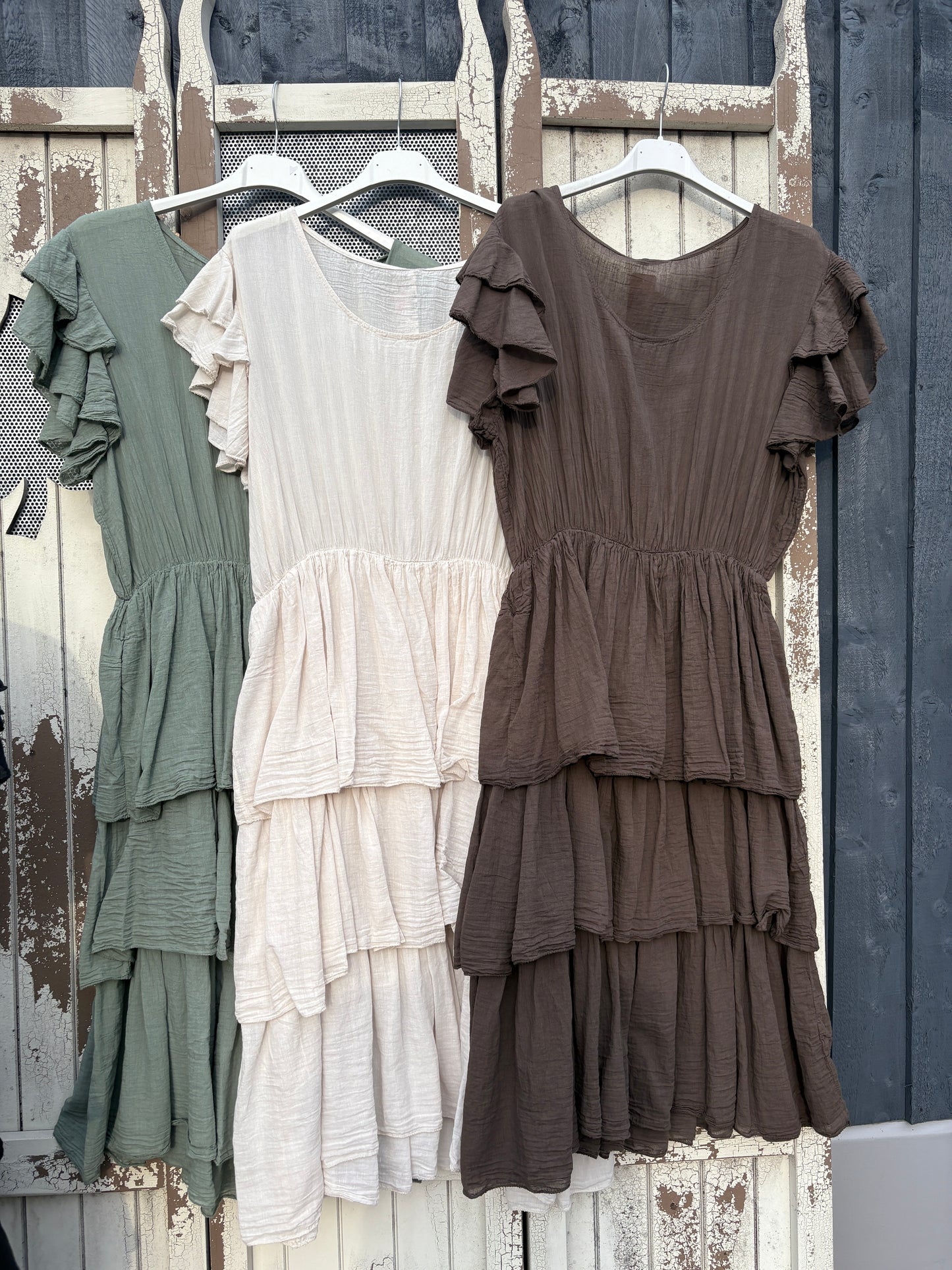 Made in Italy Ra-Ra Summer Dress Various Colours