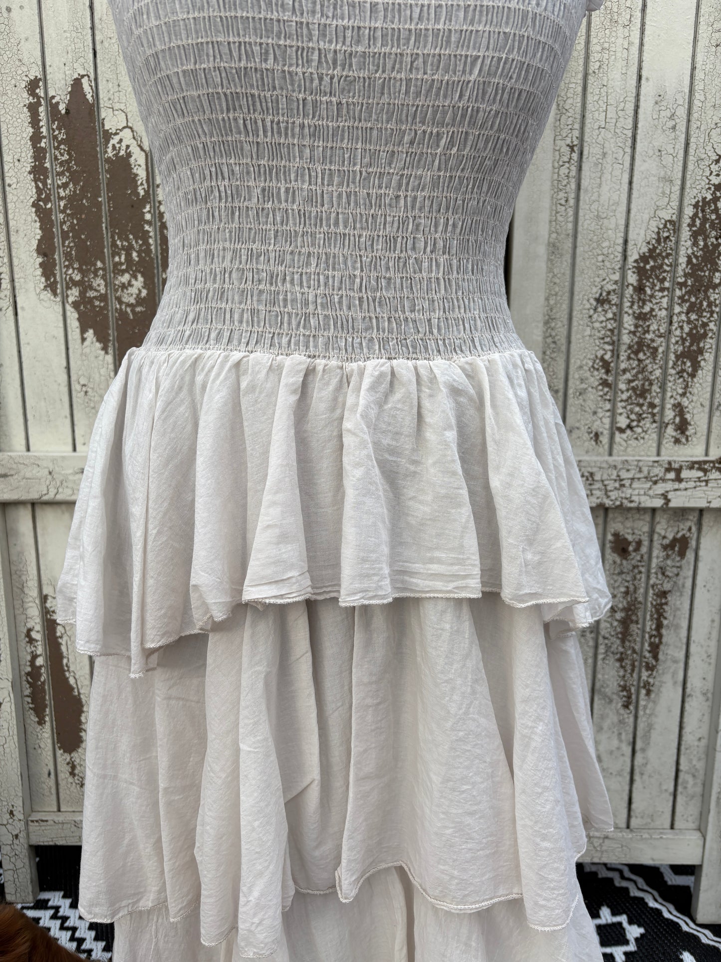 Made in Italy Ruffle Dress Various Colours