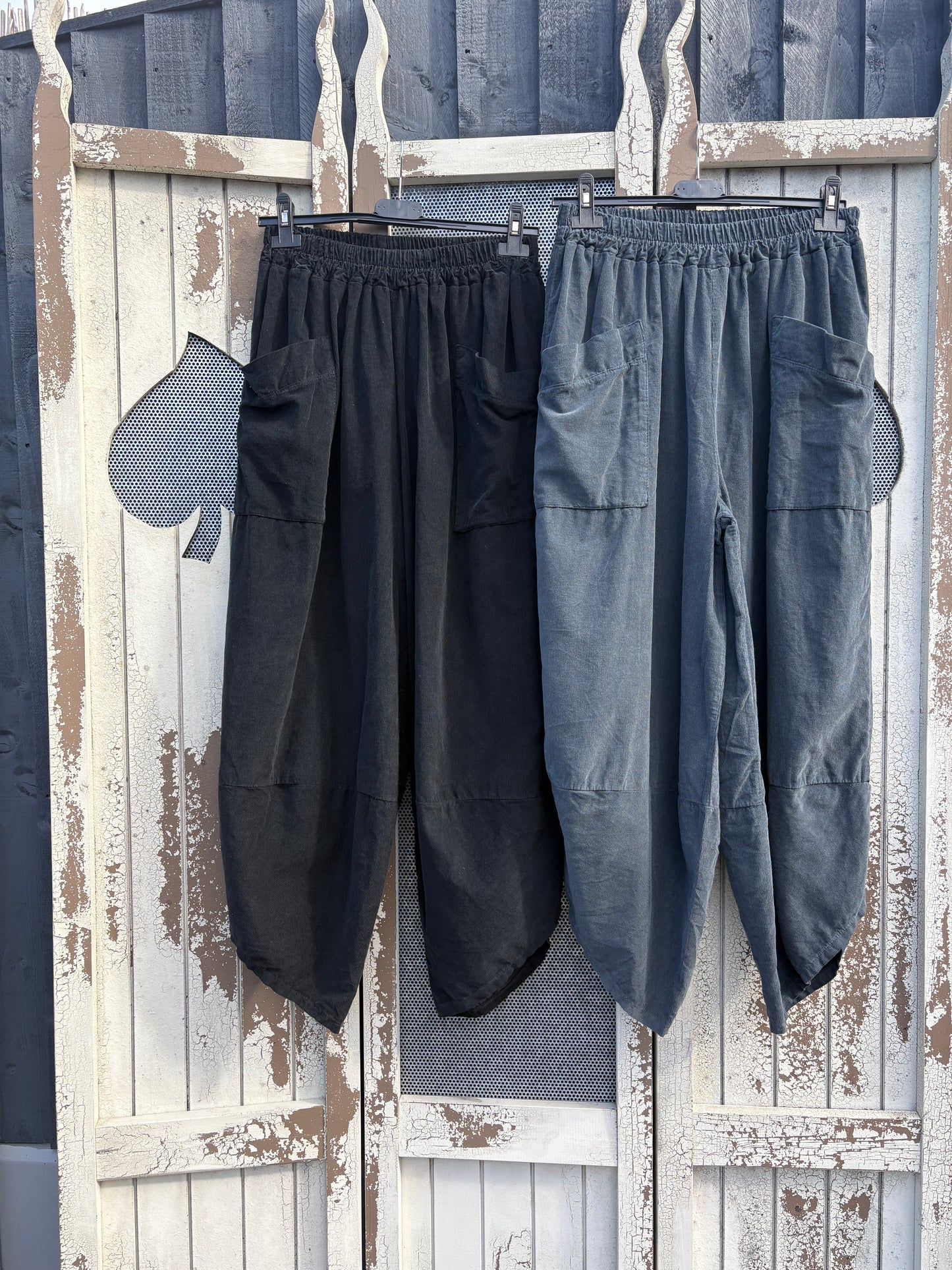 Made in Italy Shelby Cocoon Needlecord Trousers Various Colours