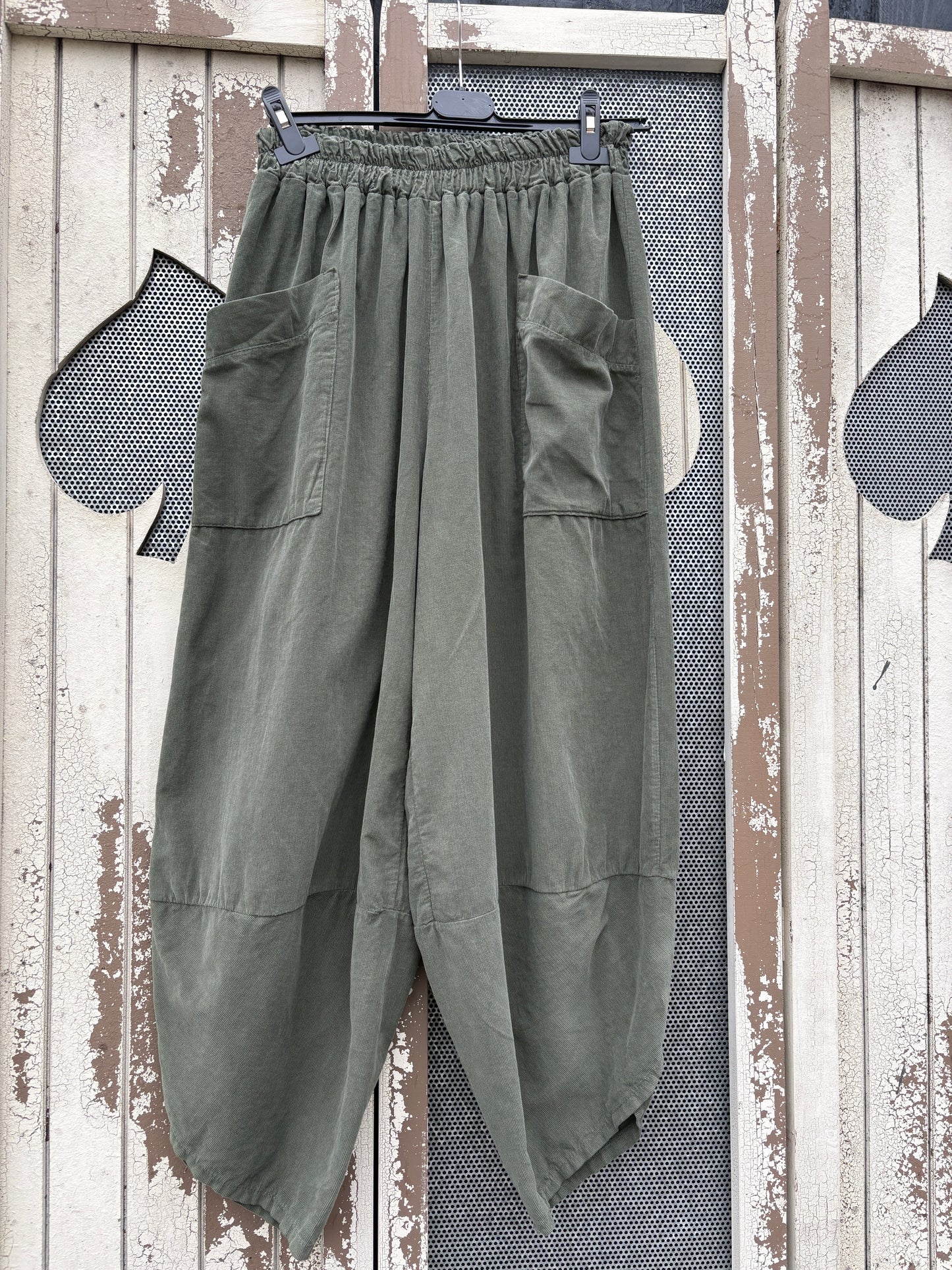 Made in Italy Shelby Cocoon Needlecord Trousers Various Colours