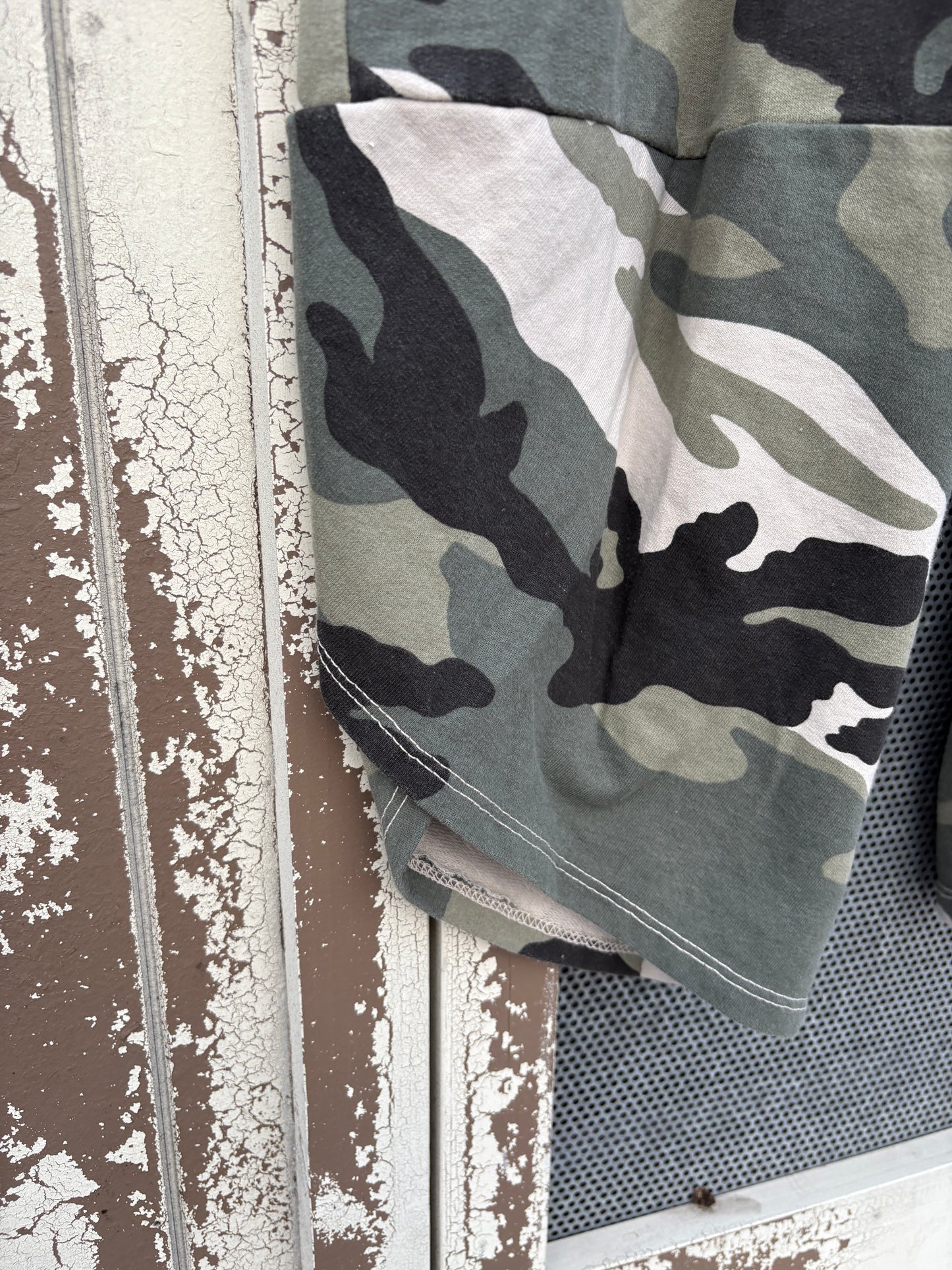 Made in Italy Tulip Cocoon Trousers – Camo Print