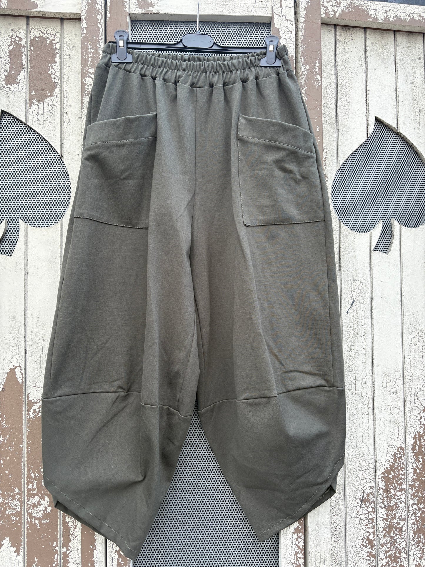 Made in Italy Tulip Leg Cocoon Trousers Various Colours