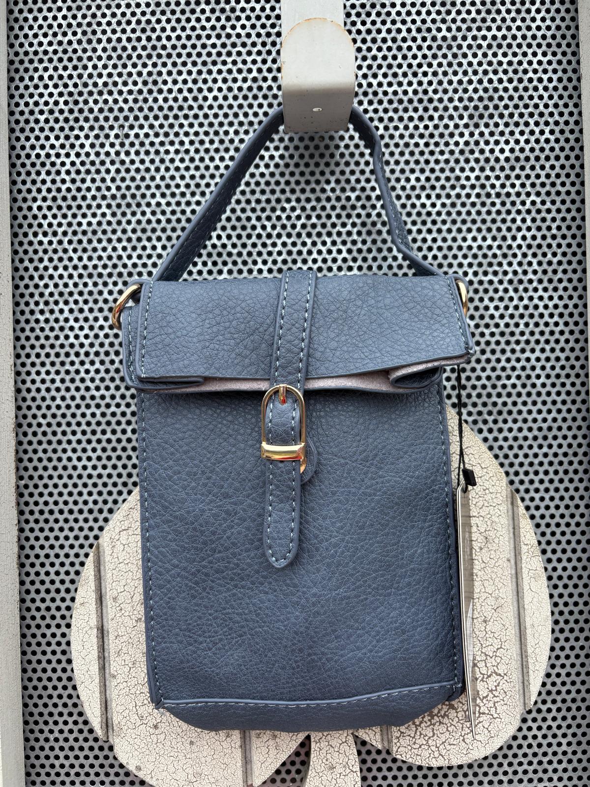 Vegan Leather Cross Body Bag with Guitar Strap