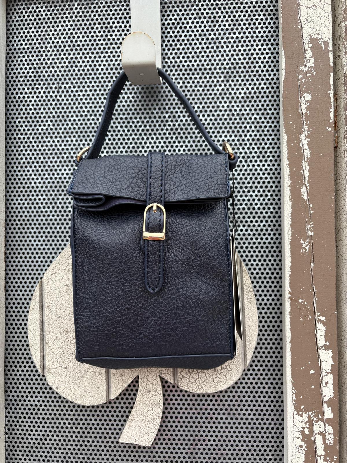 Vegan Leather Cross Body Bag with Guitar Strap