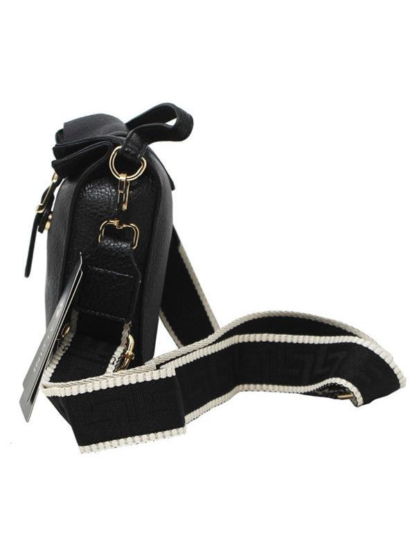 Vegan Leather Cross Body Bag with Guitar Strap