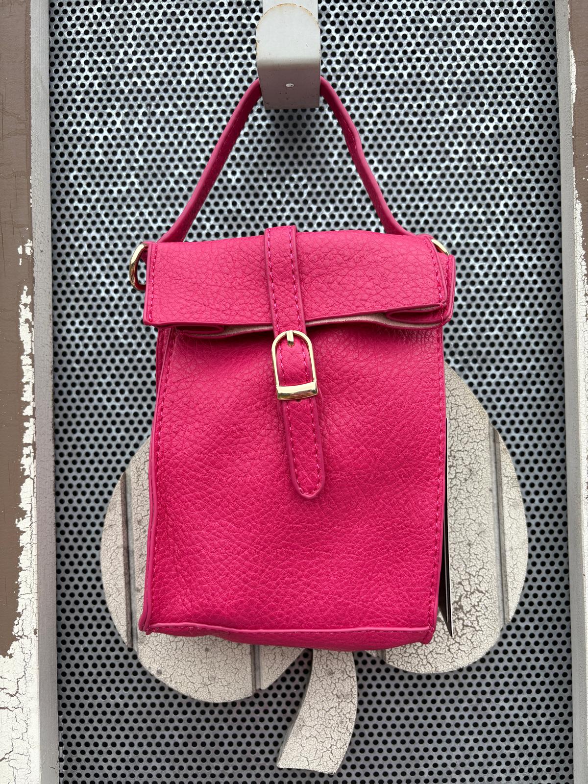 Vegan Leather Cross Body Bag with Guitar Strap