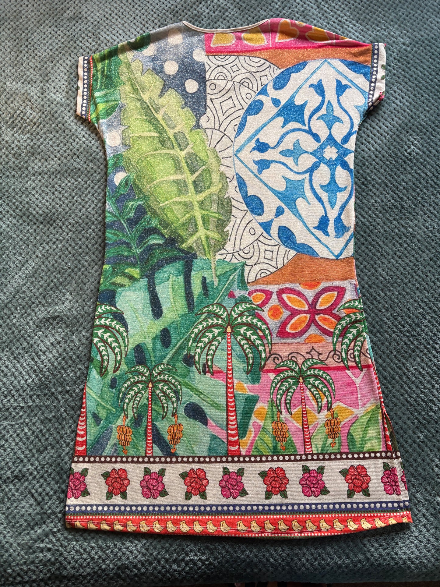 Made in Italy Cheetah Summer Shimmer Maxi Dress