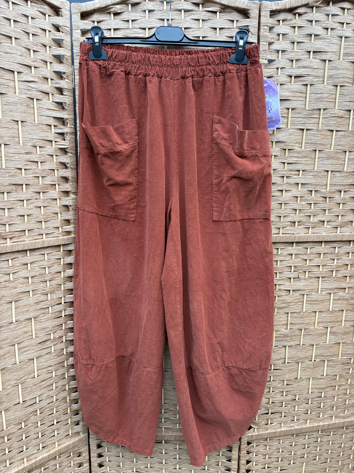Made in Italy Shelby Cocoon Needlecord Trousers Various Colours