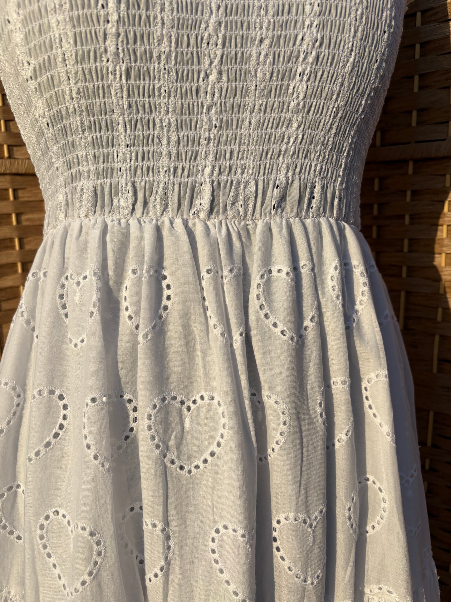 Broderie Anglaise Summer Maxi Dress Various Colours