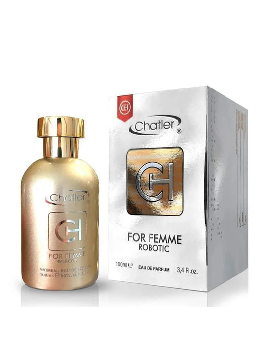 Chatler For Femme Robotic Eau de Parfum 100ml - for Her (Smells like Fame)