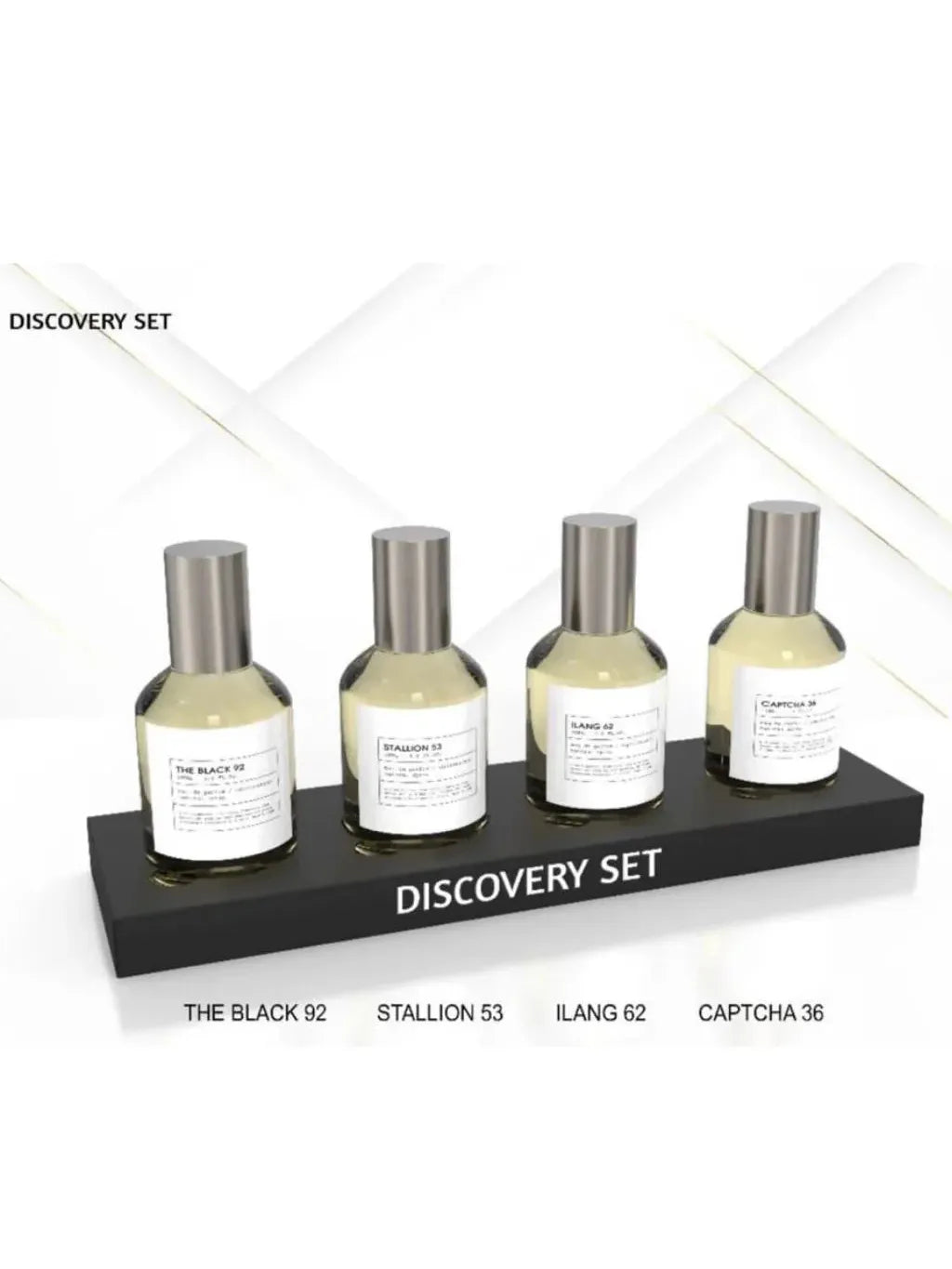 Discovery Set: Stallion 53, Captcha 36, Ilang 62 & The Black 92 (Unisex) 4x 30ML GIFT SET (Smells Like Le Labo)
