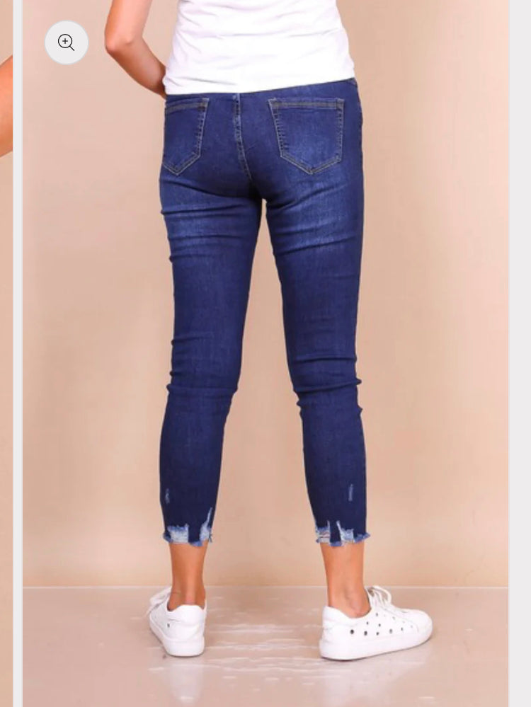 G Smack Shreddie Jeans - Dark Blue
