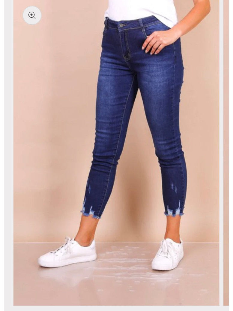 G Smack Shreddie Jeans - Dark Blue