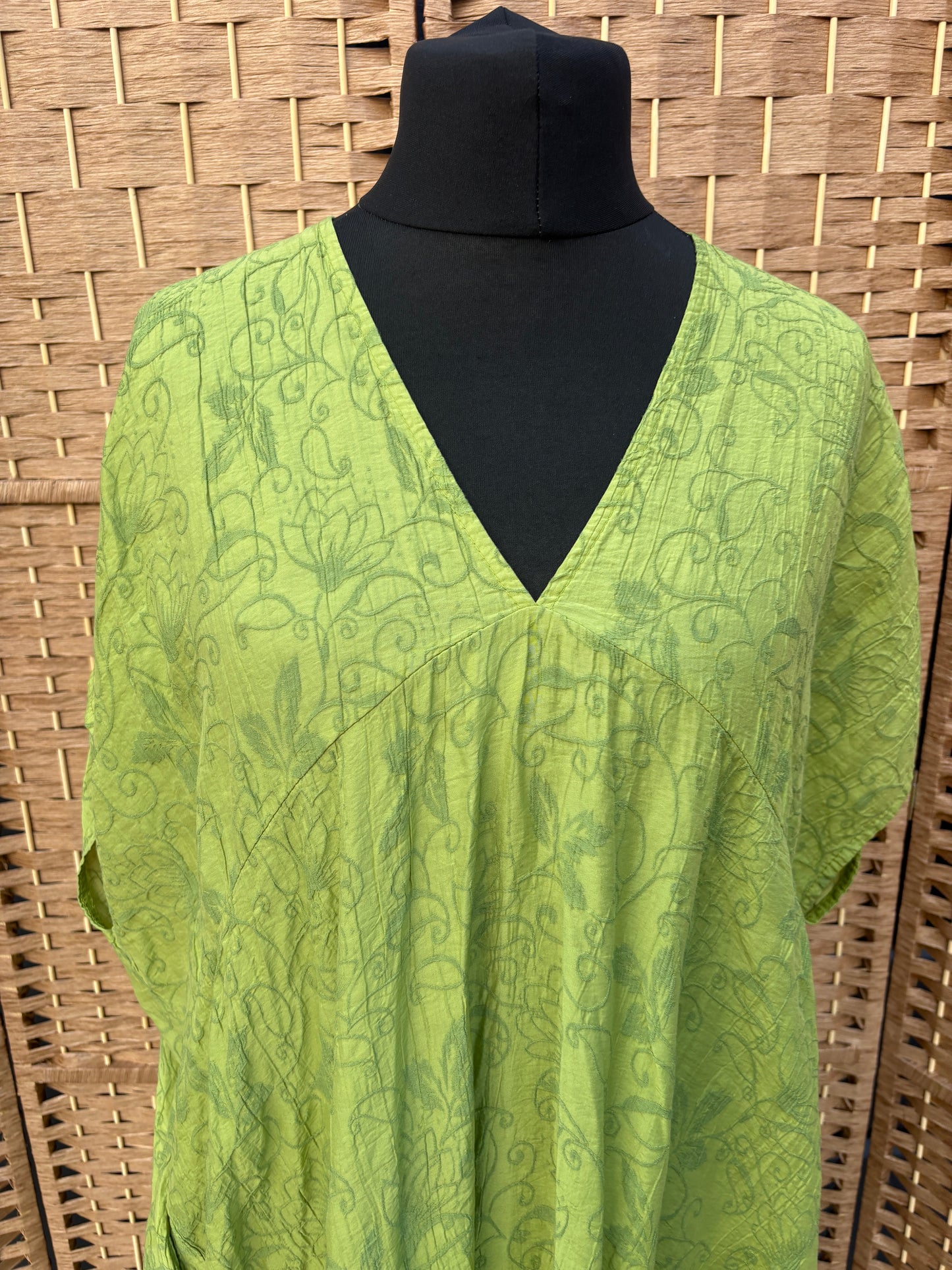 Made in Italy Jacquard Cocoon Style Dress Various Colours