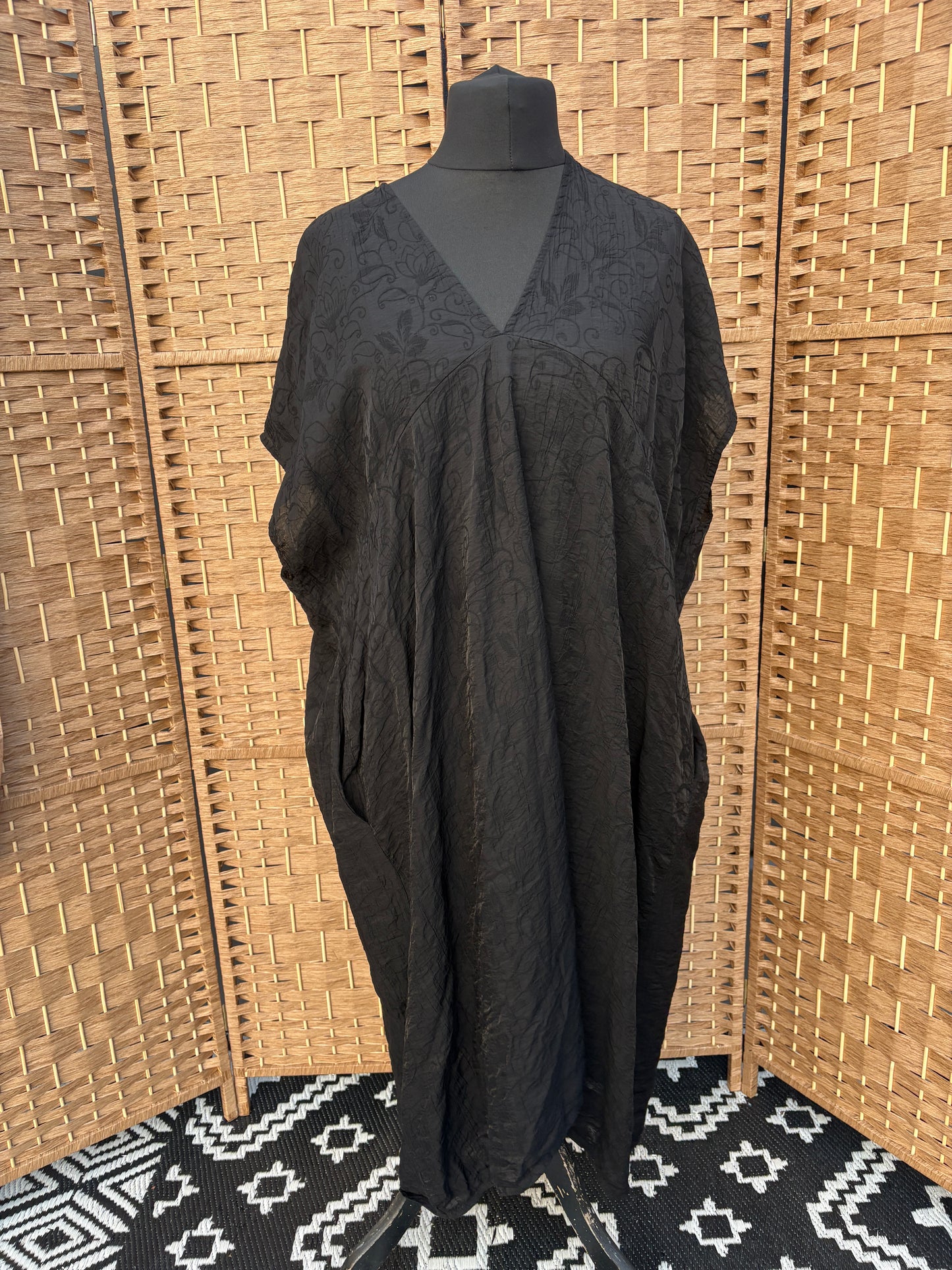 Made in Italy Jacquard Cocoon Style Dress Various Colours