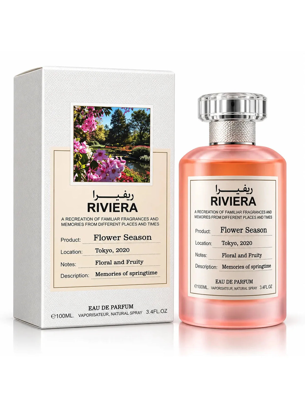 Riviera Flower Season Eau De Parfum 100ml (Smells Like Springtime in a Park)