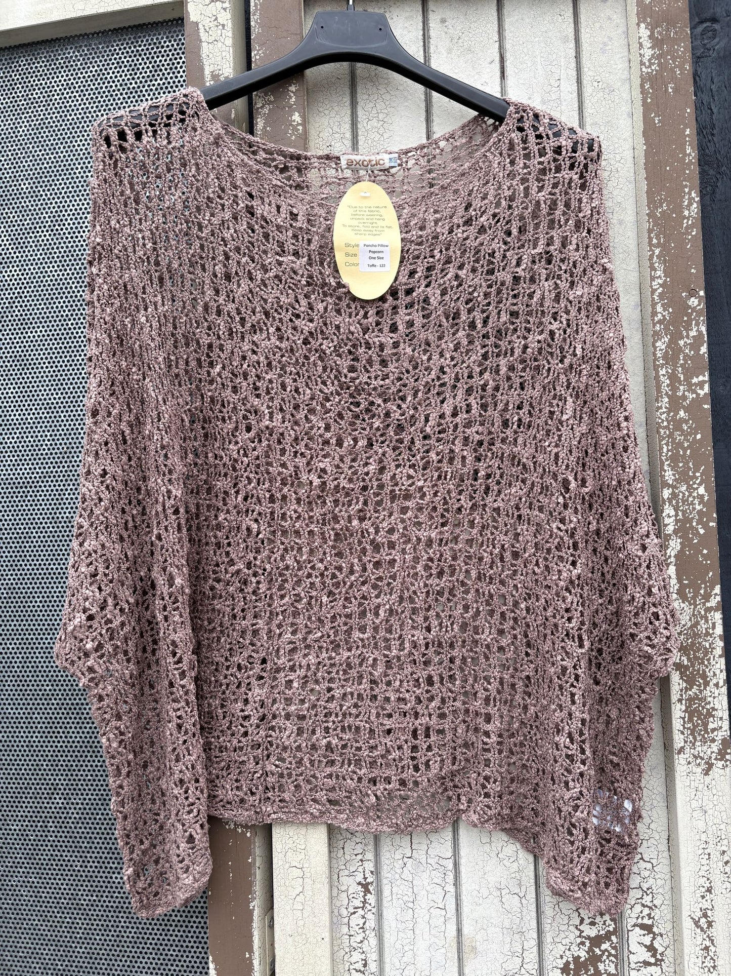 Ladies Popcorn Crochet Layering Top - Various Colours