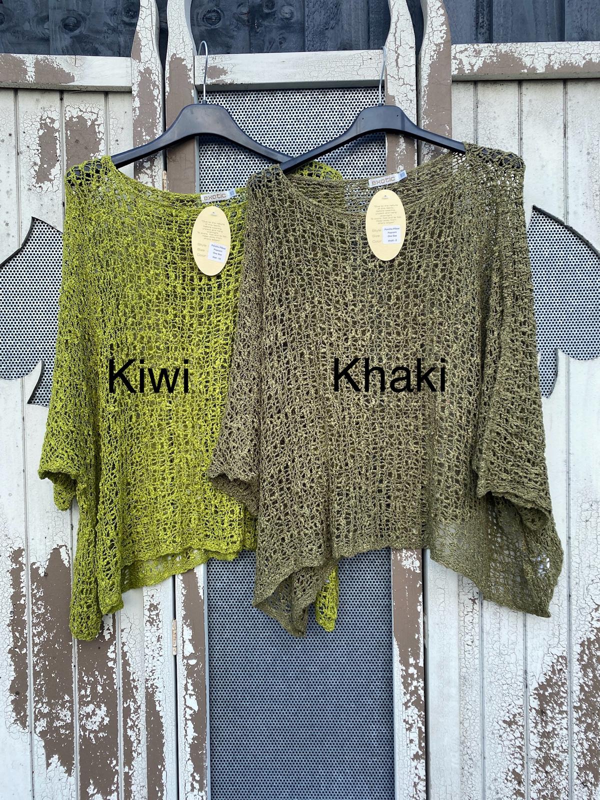 Ladies Popcorn Crochet Layering Top - Various Colours