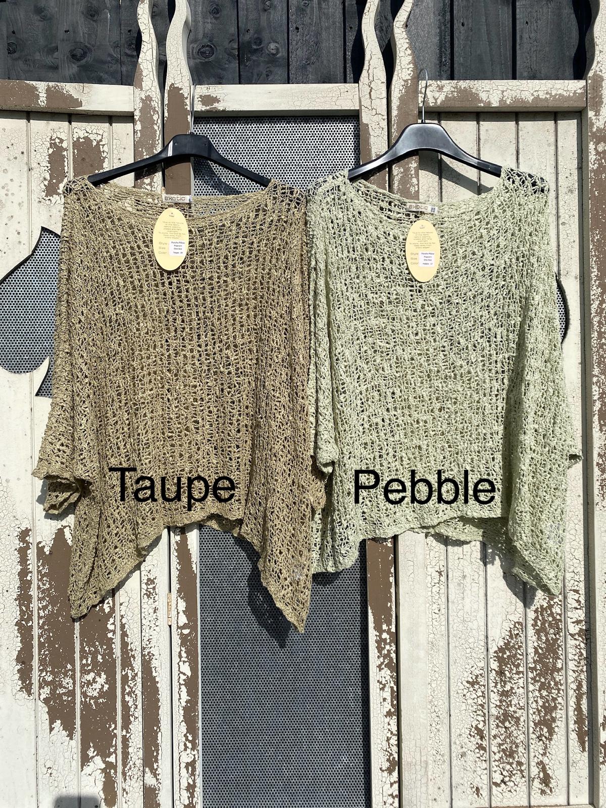 Ladies Popcorn Crochet Layering Top - Various Colours