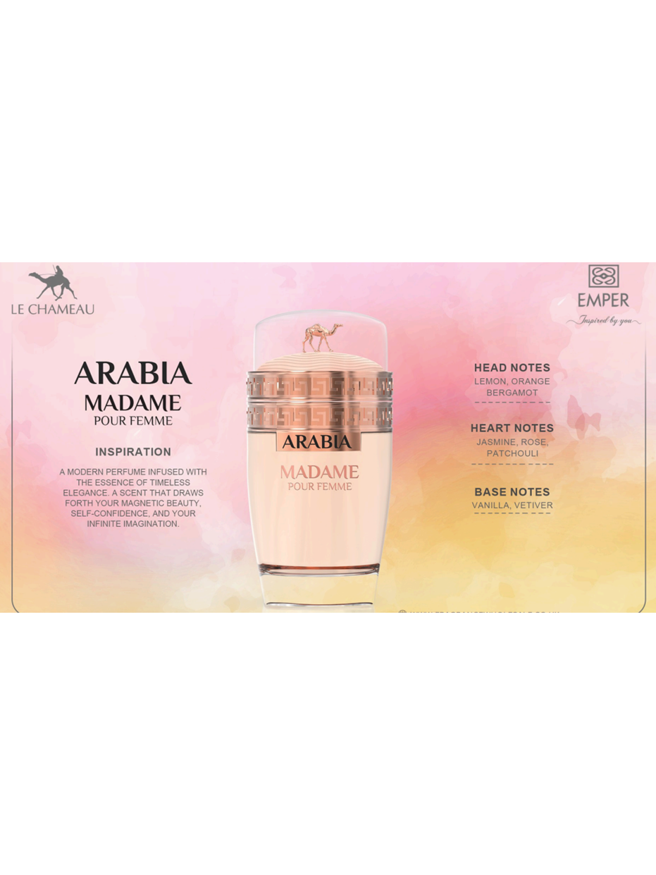 Le Chameau Arabia Madame Eau de Parfum 100ml for Her