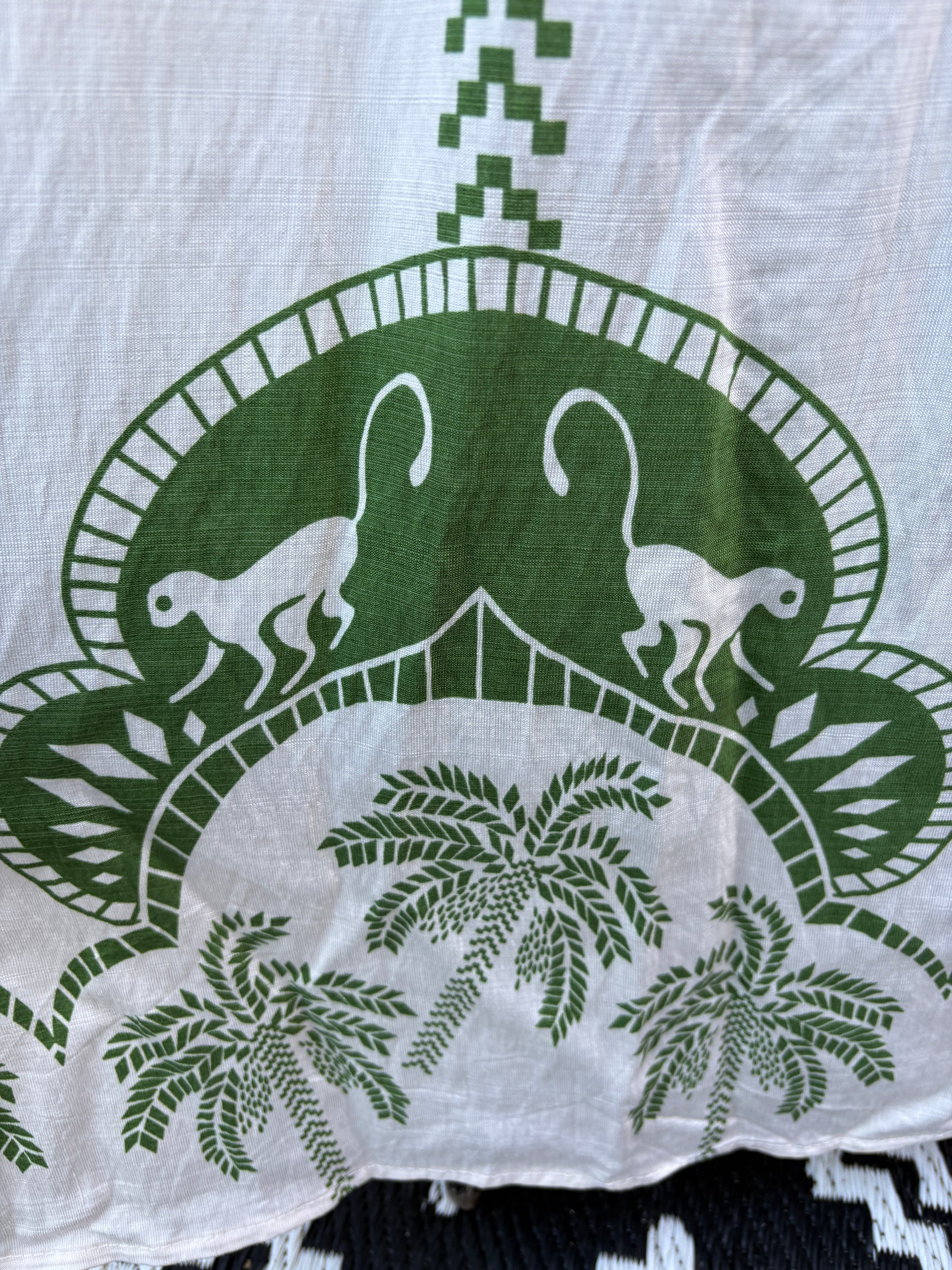 Linen Look Tropical Maxi Dress Various Colours