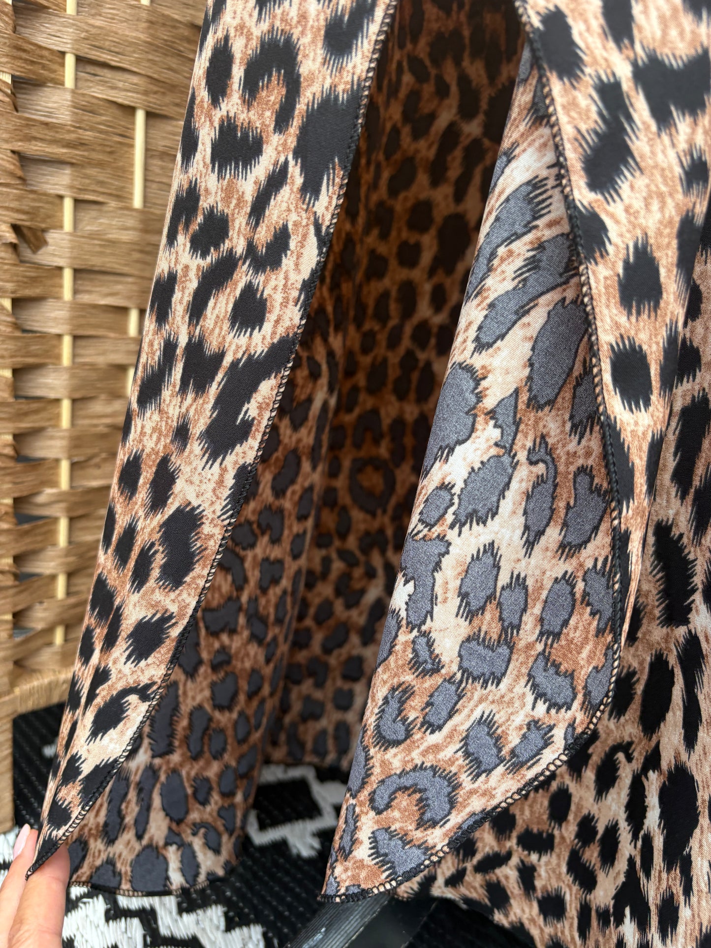 Made in Italy Animal Print Shirt Dress