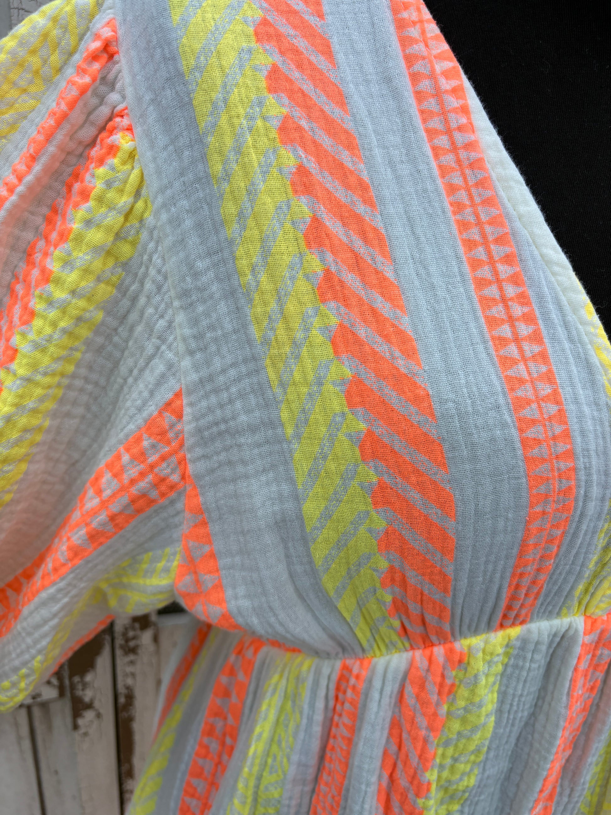 Made in Italy – Aztec Pillow Cotton Summer Dress