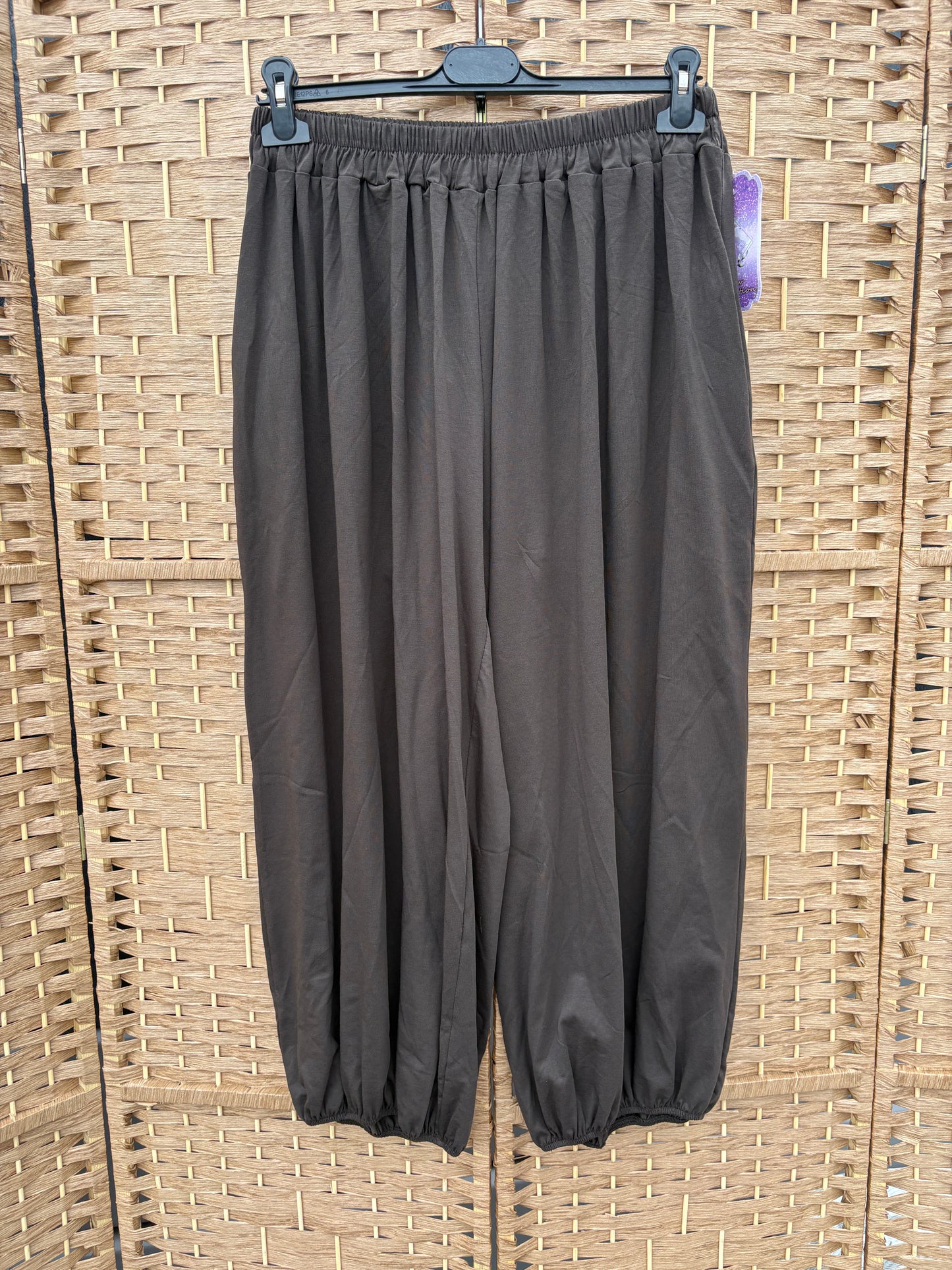Made in Italy Balloon Leg Harem Trousers Various Colours