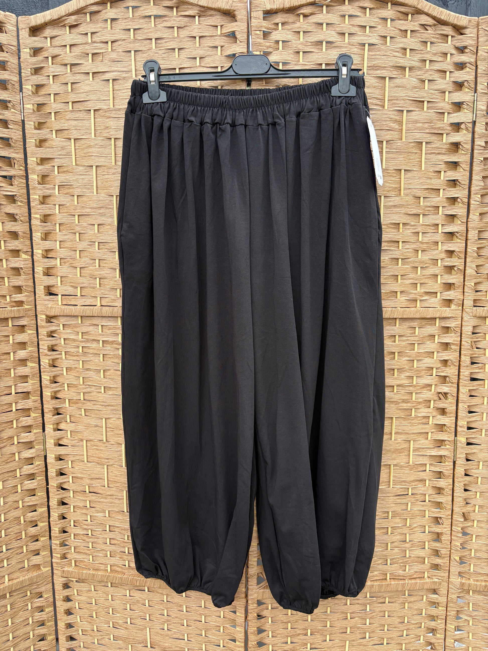 Made in Italy Balloon Leg Harem Trousers Various Colours