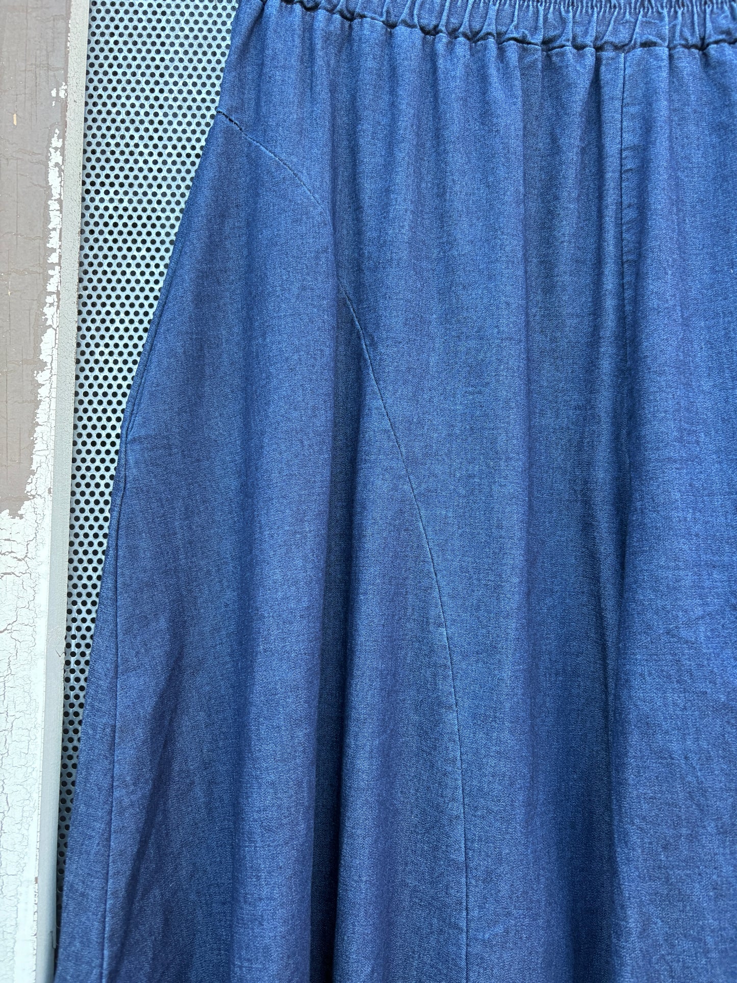 Made in Italy Bloom Trousers – Boho Style Denim